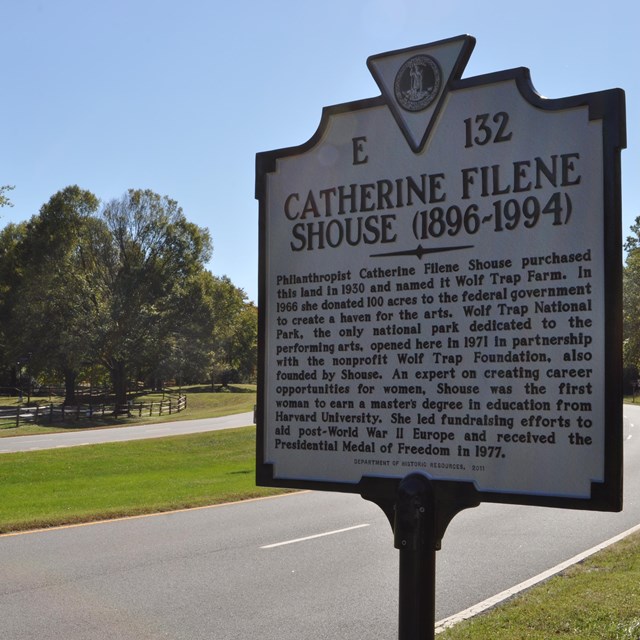 A sign on Trap Rd just outside of the park explains the origin of the park and gives brief history