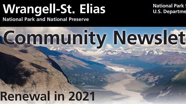 Community Newsletter Spring 2021 image of glacial valley