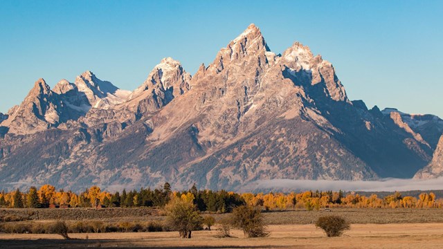 Photo of the Teton Range in Grand Teton National Park