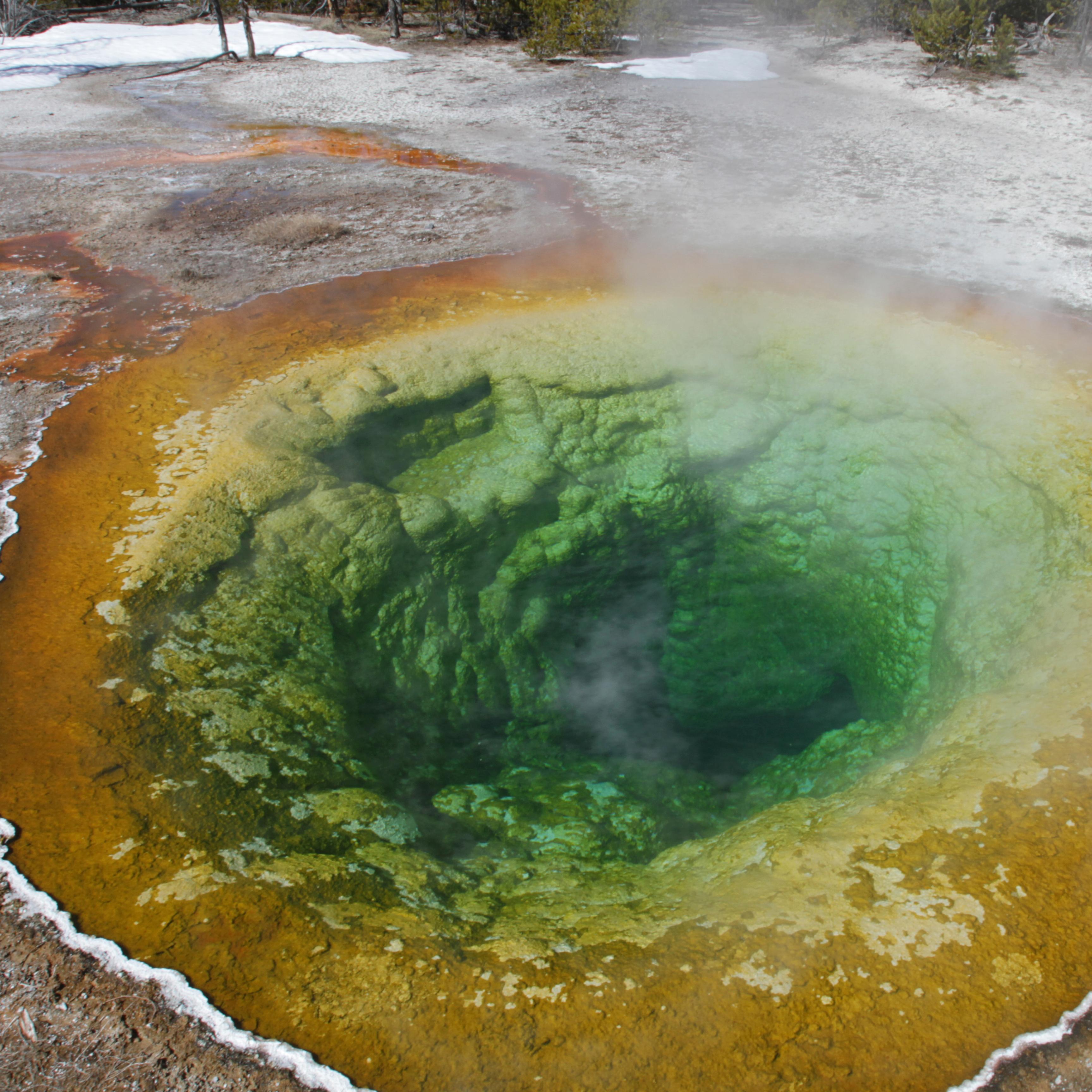 A hot spring