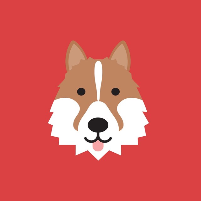 An illustration of a dog.