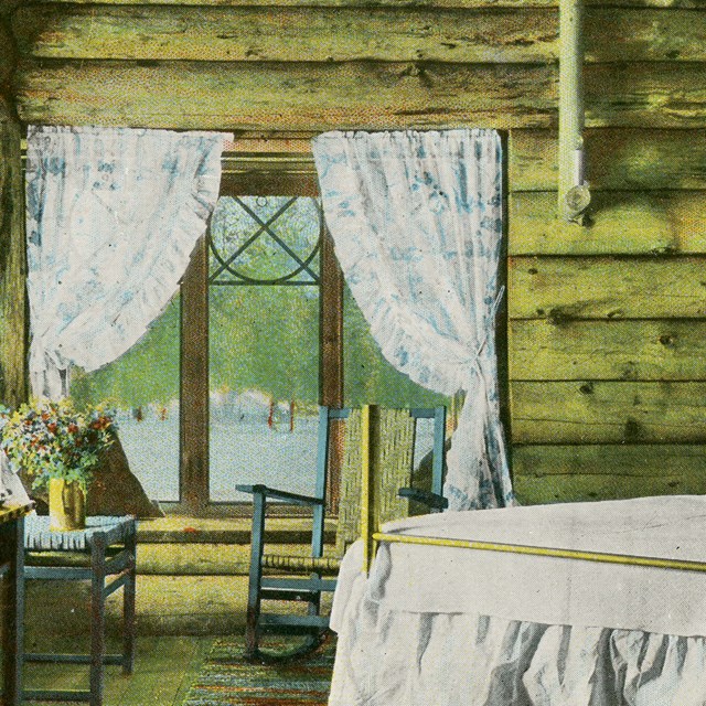 Old Faithful Inn Bed Room, Yellowstone
