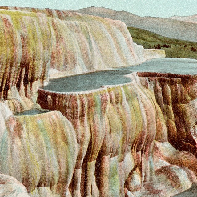  Mammoth Hot Springs - Yellowstone Park