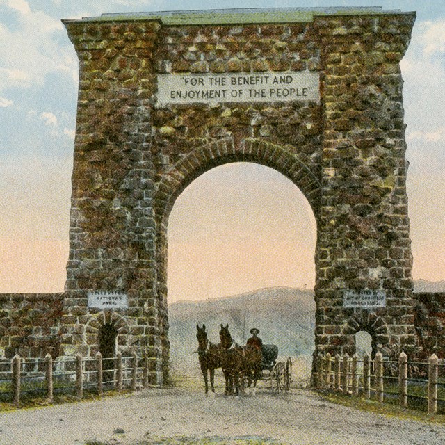 Arch, Northern Entrance, Yellowstone Park