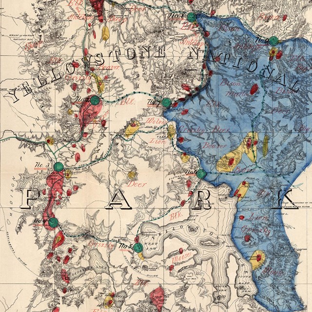 Map of Yellowstone