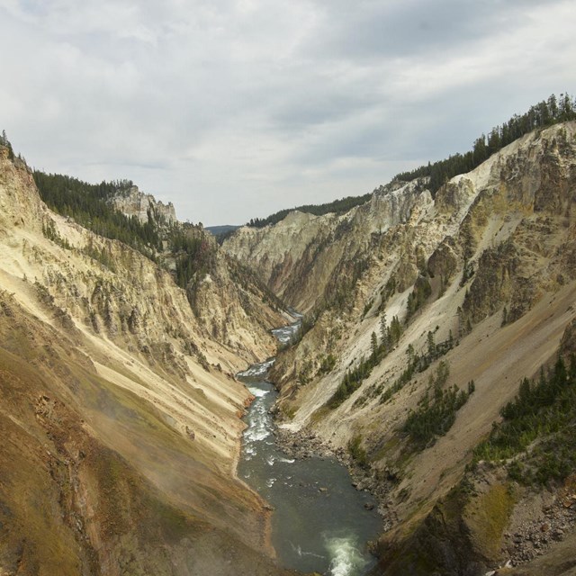 The Yellowstone River Gorge