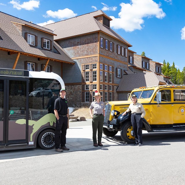 Historic and Contemporary Buses