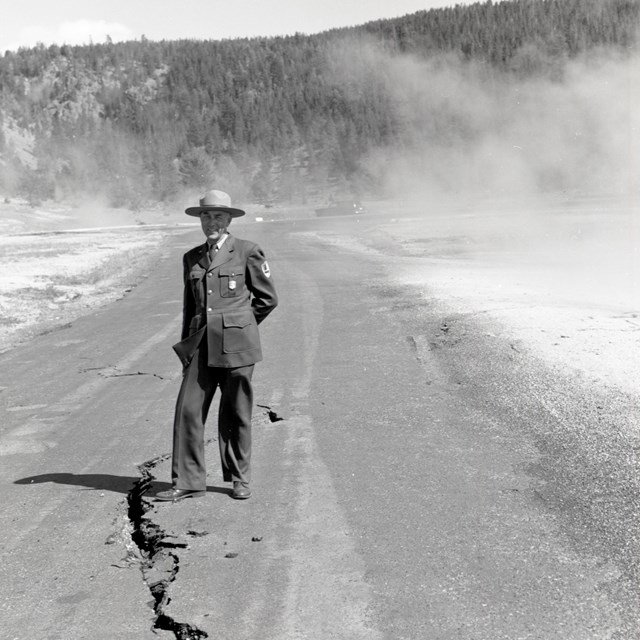 Earthquake Damage to Road