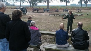 Park Ranger giving a tour