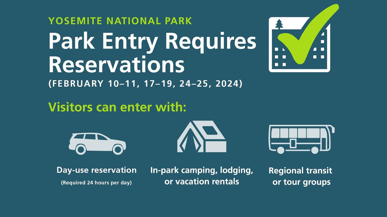 Graphic showing different types of reservations accepted