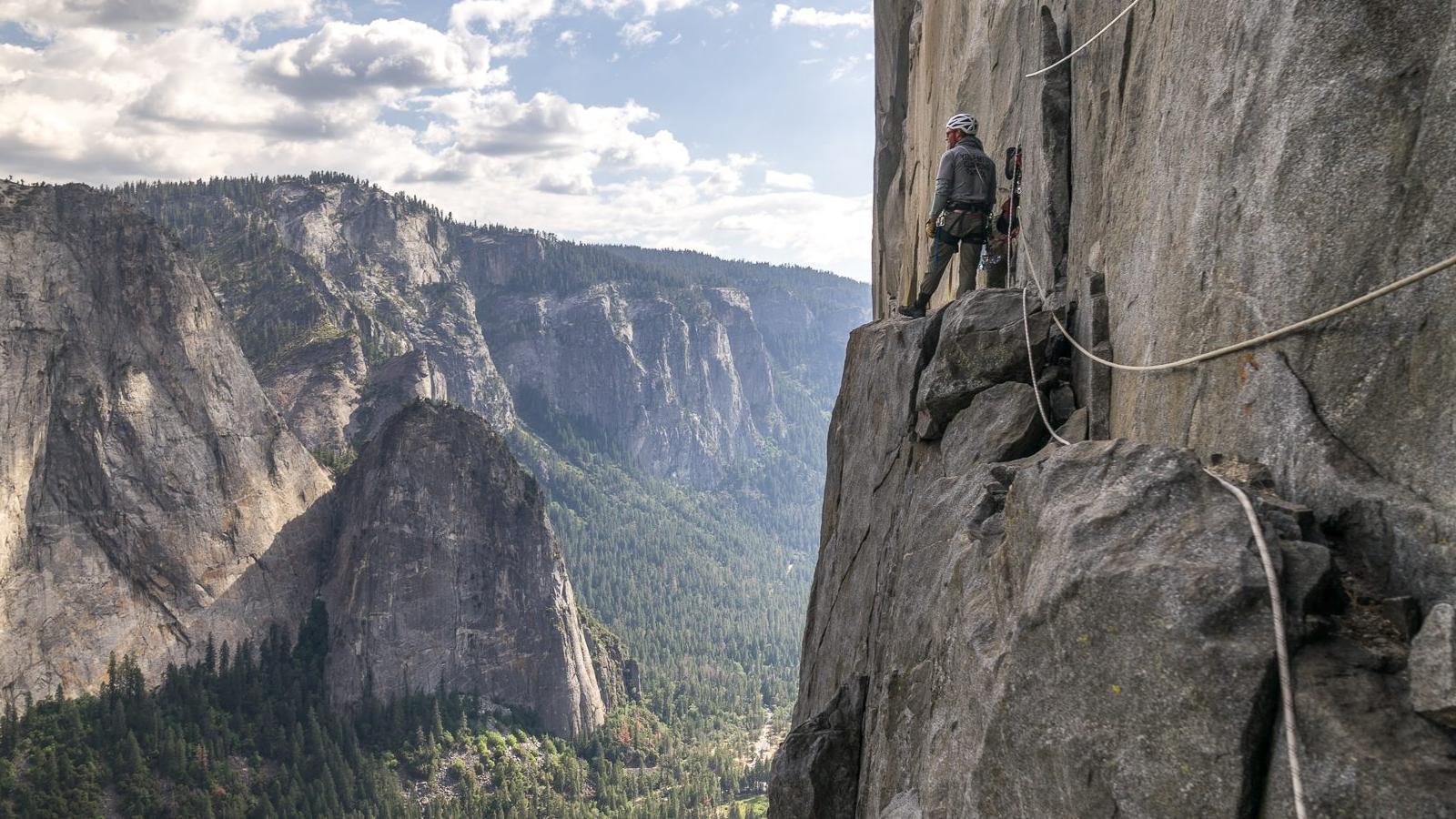 Climber on El Capitan