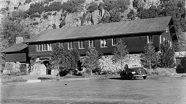 Early image of Yosemite Museum