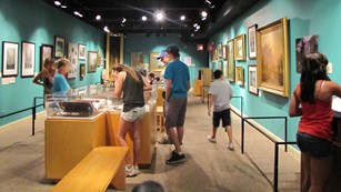 Exhibit on display in Yosemite Museum, 2010.