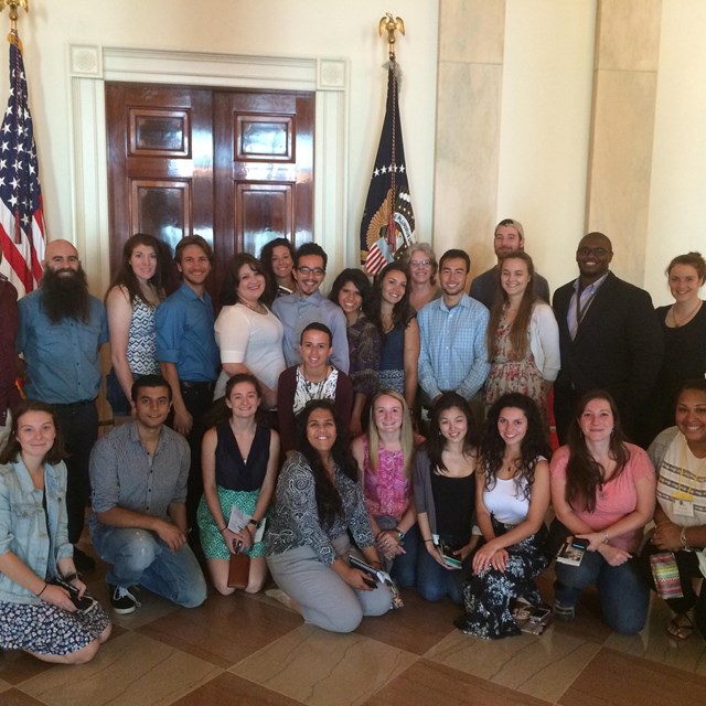 Workshop group in White House