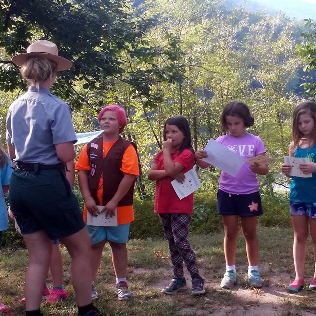 Park Ranger holds awards ceremony