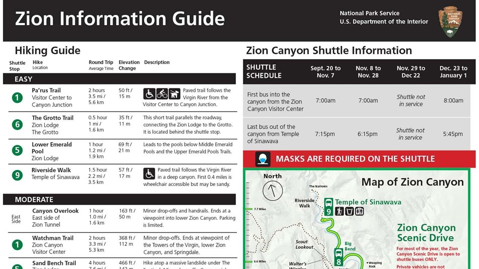 Zion National Park U S National Park Service