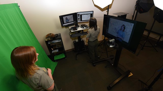 image of distance learning studio