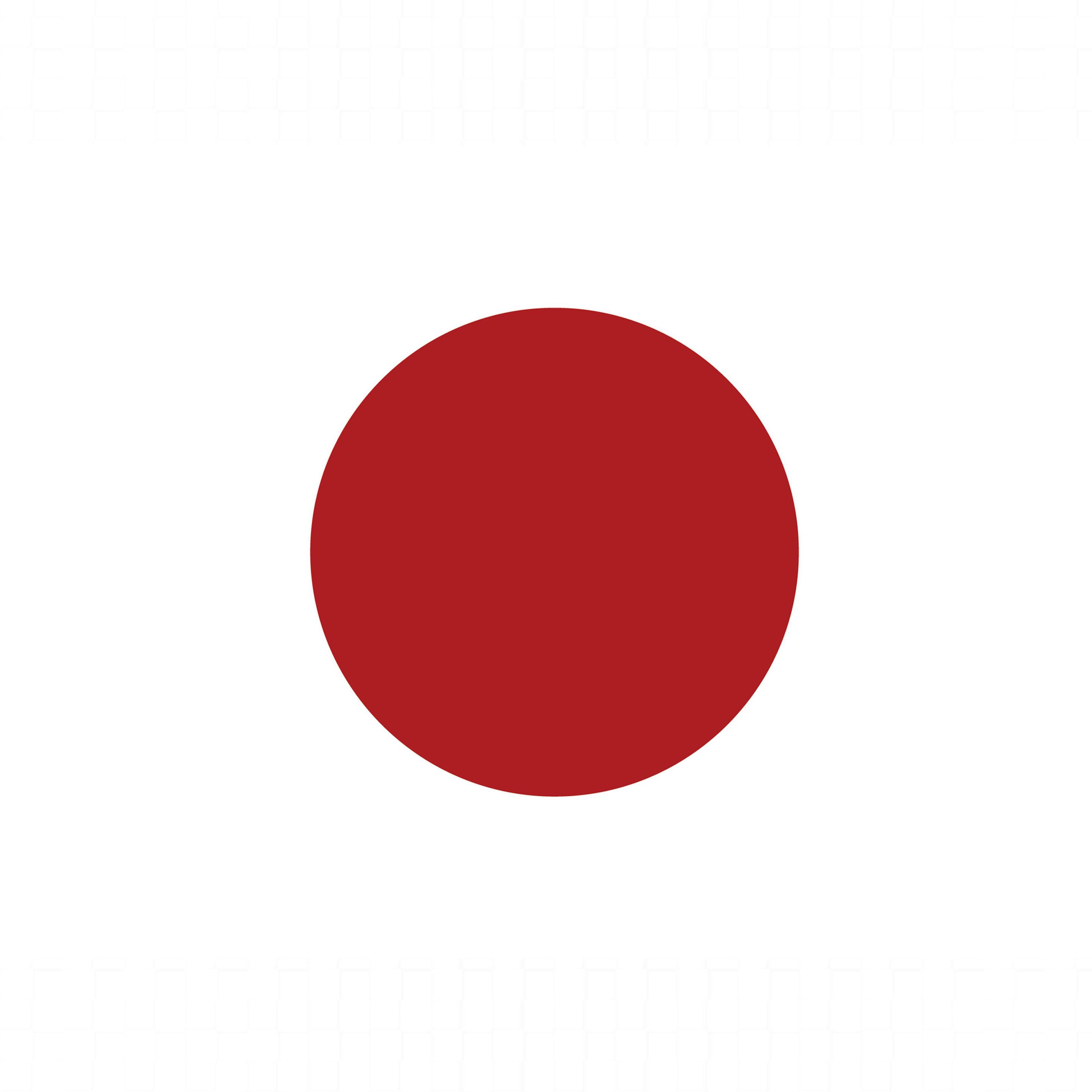 The Japanese flag.