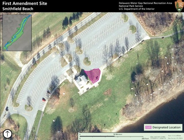 Smithfield Beach public assembly map