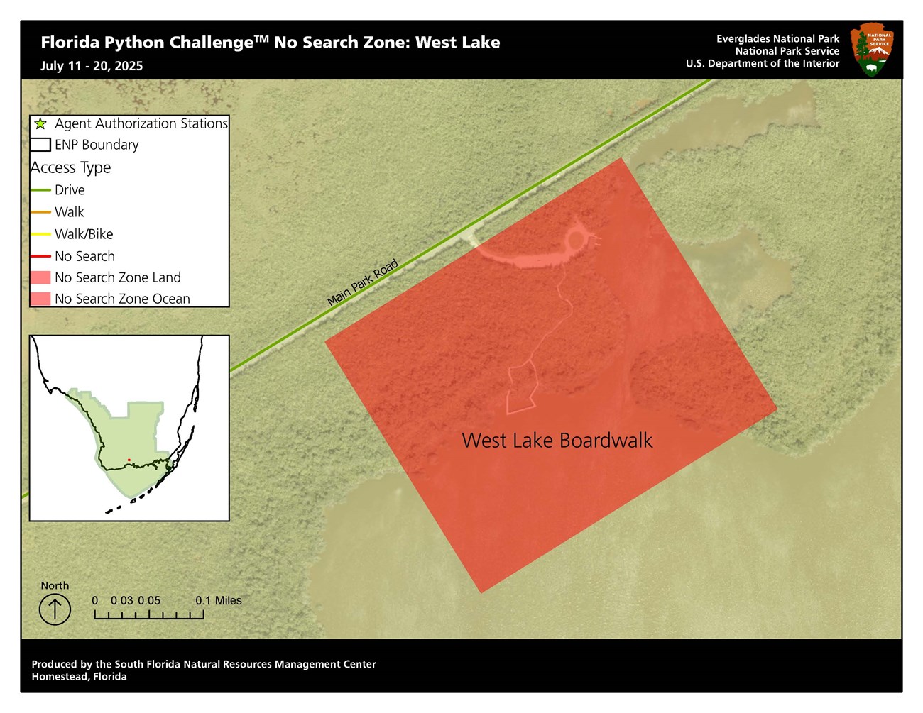 Florida Python Challenge™ - No Search Zone: West Lake