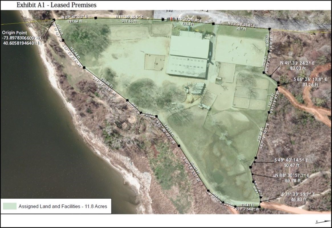 Map of Assigned Land and Facilities