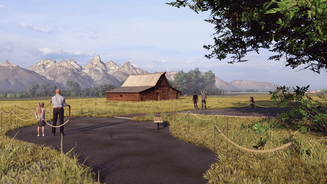 Rendering of new viewing and seating areas