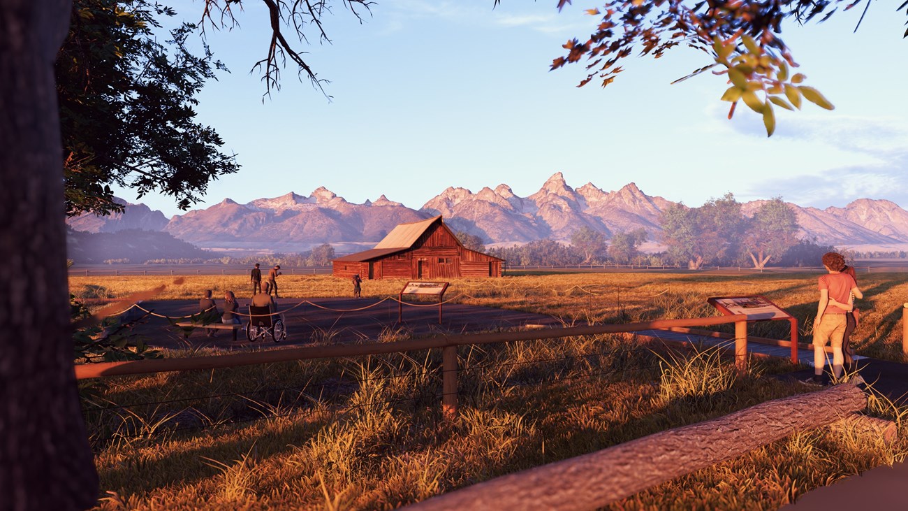 Rendering of pathways