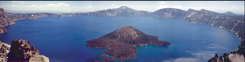 photo of crater lake