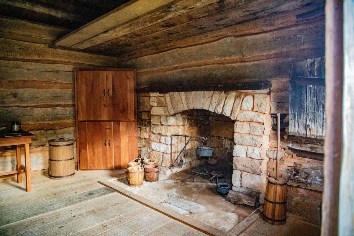 cabin fireplace cabin fireplace