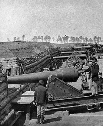 Photo of a Parrot gun in Union Fort Brady