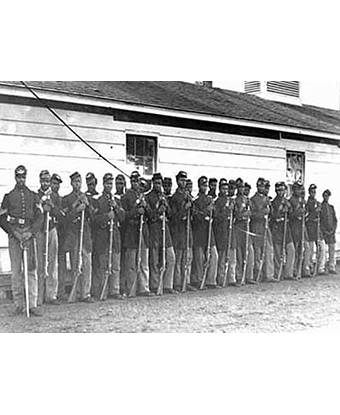 Co. E, 4th U.S. Colored Infantry, Fort Lincoln Co. E, 4th U.S. Colored Infantry, Fort Lincoln