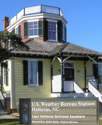 US Weather Bureau on Hatteras Island, present day