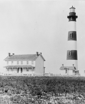 Bodie Island Light Station in 1893