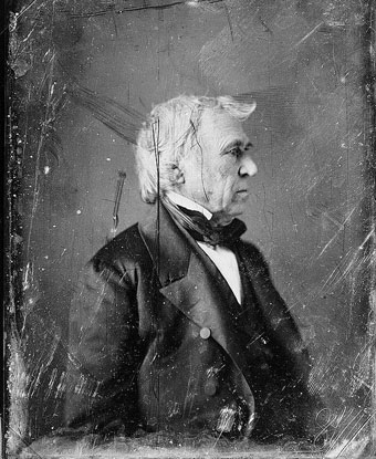 Zachary Taylor, half-length portrait, head in profile to the right