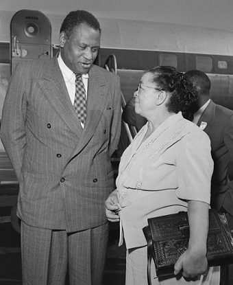 Bass and Paul Robeson (1949)