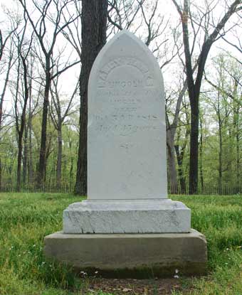 Gravesite of Nancy Hanks Lincoln