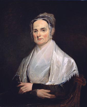 Portrait of Lucretia Mott. From Smithsonian Portrait Gallery Collection