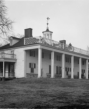 Mount Vernon, the site Ann Cunningham was instrumental in saving. Library of Congress image