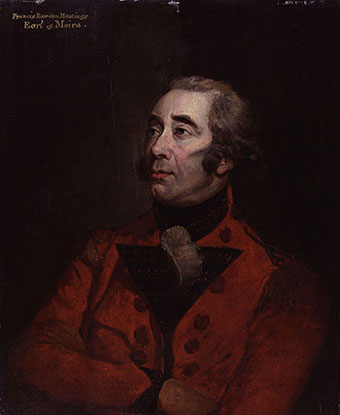 Color portrait of Francis Rawdon Hastings, chest, head, and shoulders