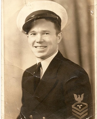 Jasper Clarence McCartney in naval uniform.