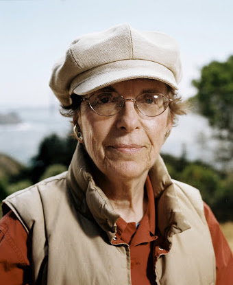 Woman outside wearing hat, Amy Meyer