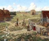  Jamestown, 1630s: Harvey's Industrial Enclave(Keith Rocco, artist).