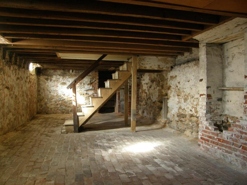 Photo Gallery (U.S. National Park Service)  Basement of Poe's home