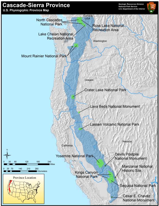 Cascade Range Usa Map | Zip Code Map
