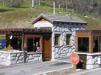 A park entrance station