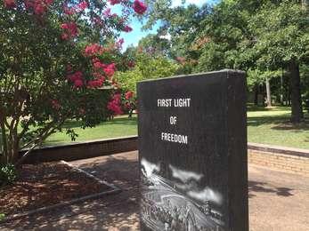 Front of memorial