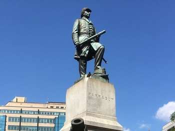 Bronze of Admiral Farragut.