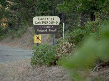 The US Forest Service campground sign