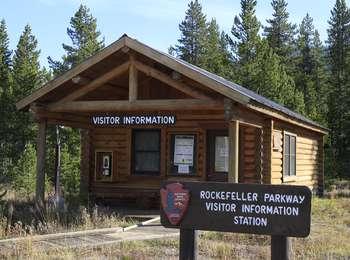 Flagg Ranch Information Station outside