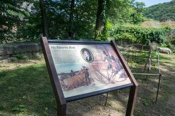  Wayside in front of Meriwether Lewis Boat Replica.